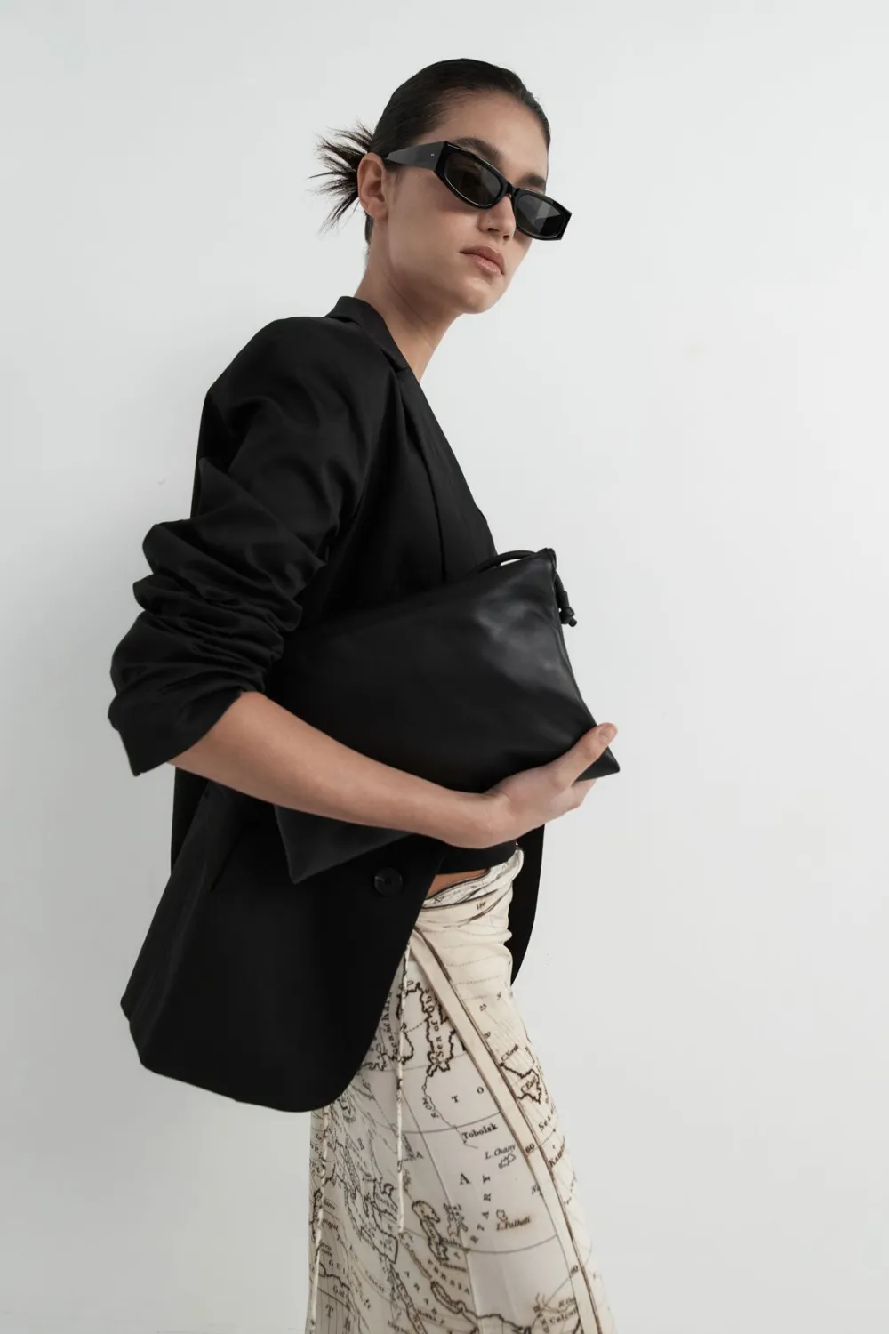 Silk Wrap Tie Skirt -|St. Agni Cheap