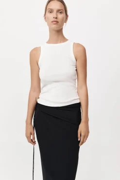 Silk Wrap Tie Skirt -|St. Agni New