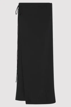 Silk Wrap Tie Skirt -|St. Agni New