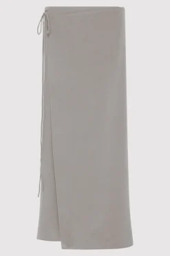 Silk Wrap Tie Skirt -|St. Agni Hot