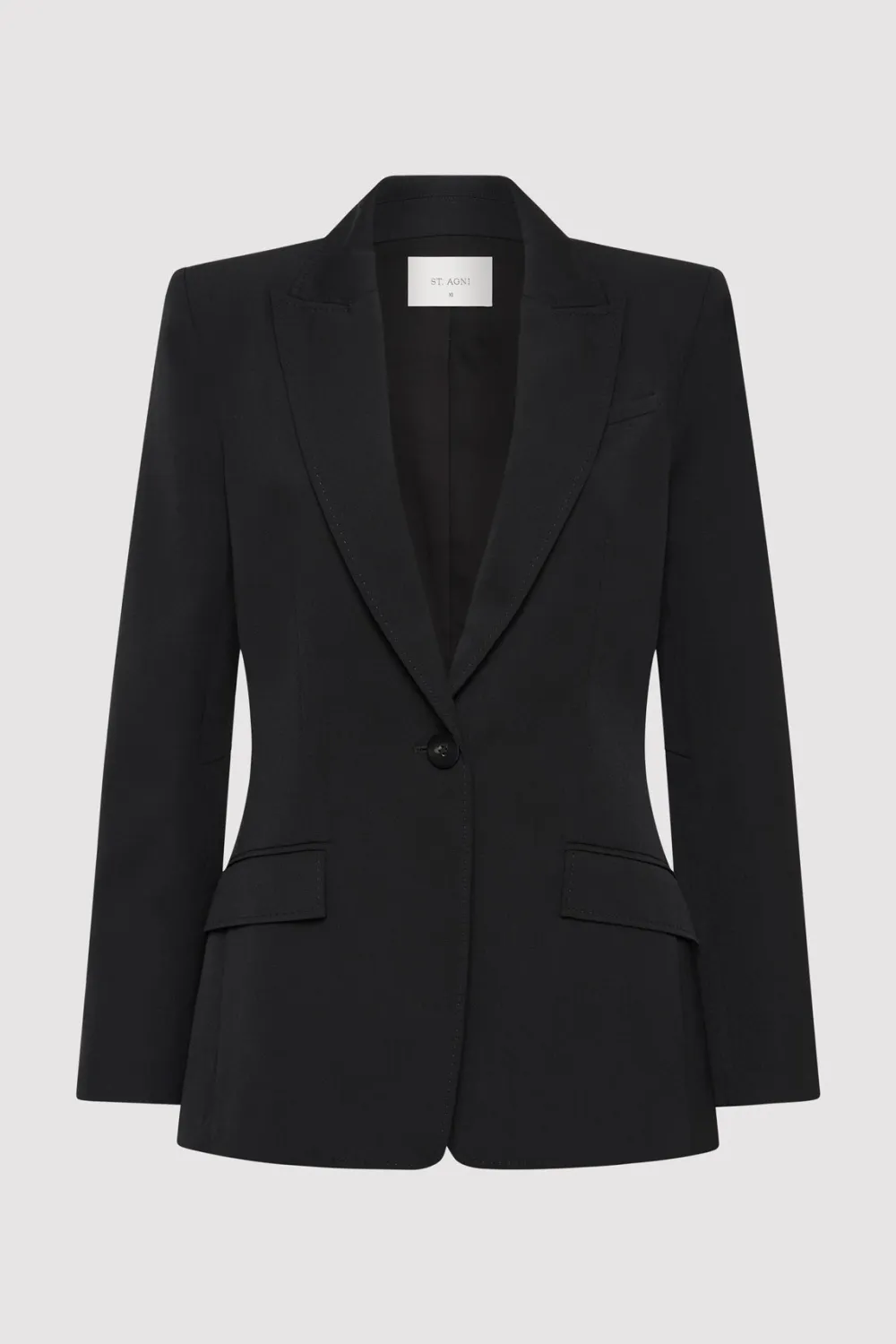 Slim Cut Out Blazer - Black|St. Agni Cheap