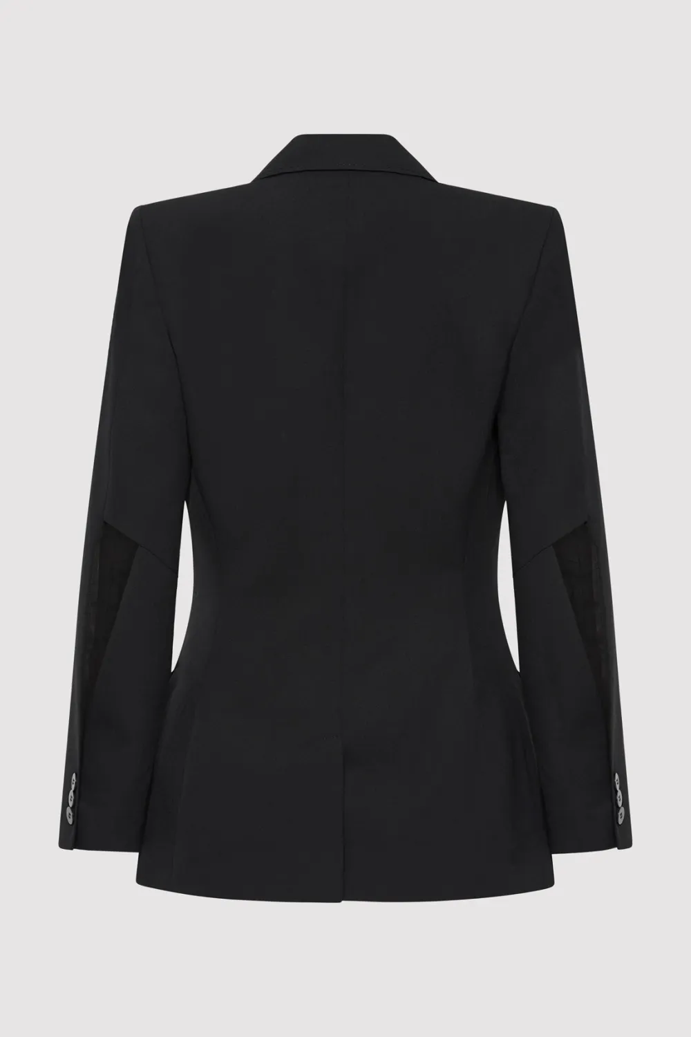 Slim Cut Out Blazer - Black|St. Agni Cheap