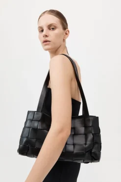 Slim Woven Tote -|St. Agni Store