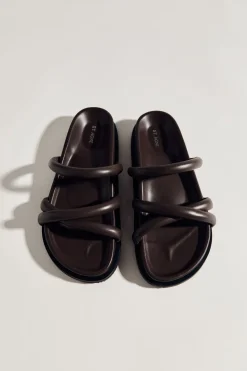 Soft Cross Strap Slide -|St. Agni Online