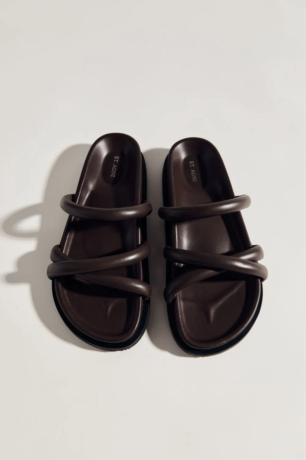 Soft Cross Strap Slide -|St. Agni Online