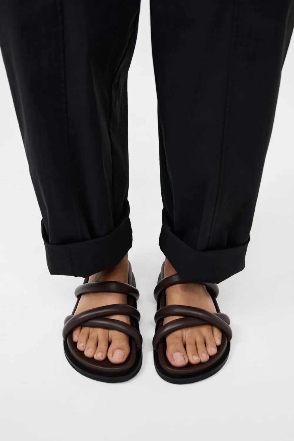 Soft Cross Strap Slide -|St. Agni Online