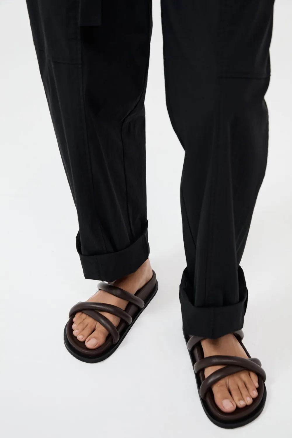Soft Cross Strap Slide -|St. Agni Online