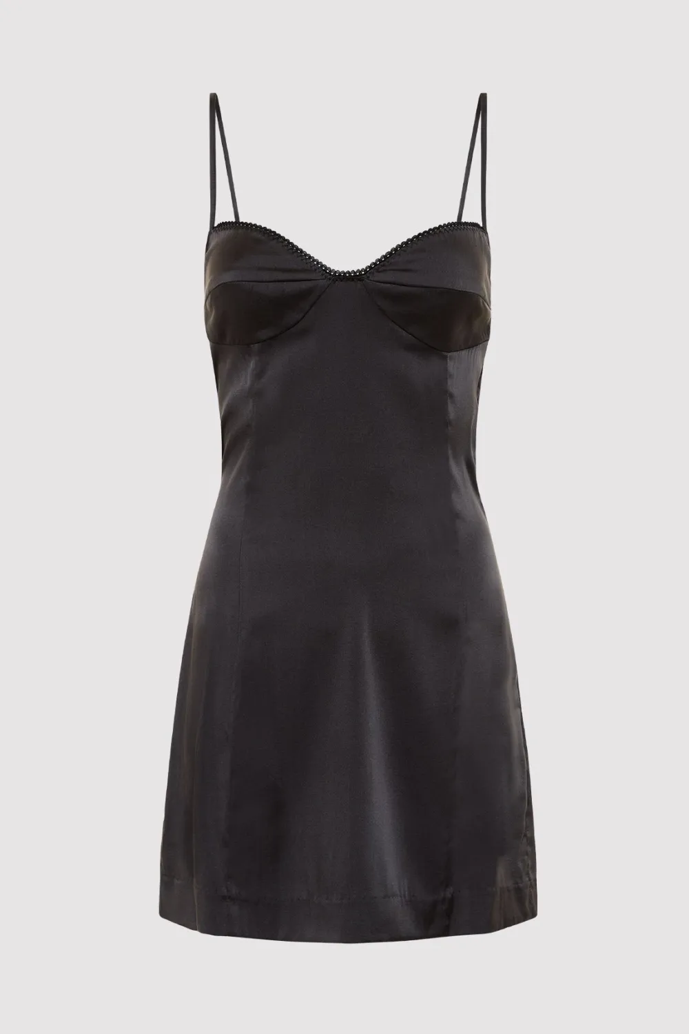 Soft Silk Cami Dress - Washed Black|St. Agni Shop