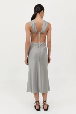 Soft Silk Rouleau Tie Dress -|St. Agni Online