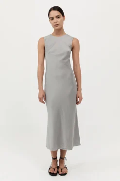 Soft Silk Rouleau Tie Dress -|St. Agni Online