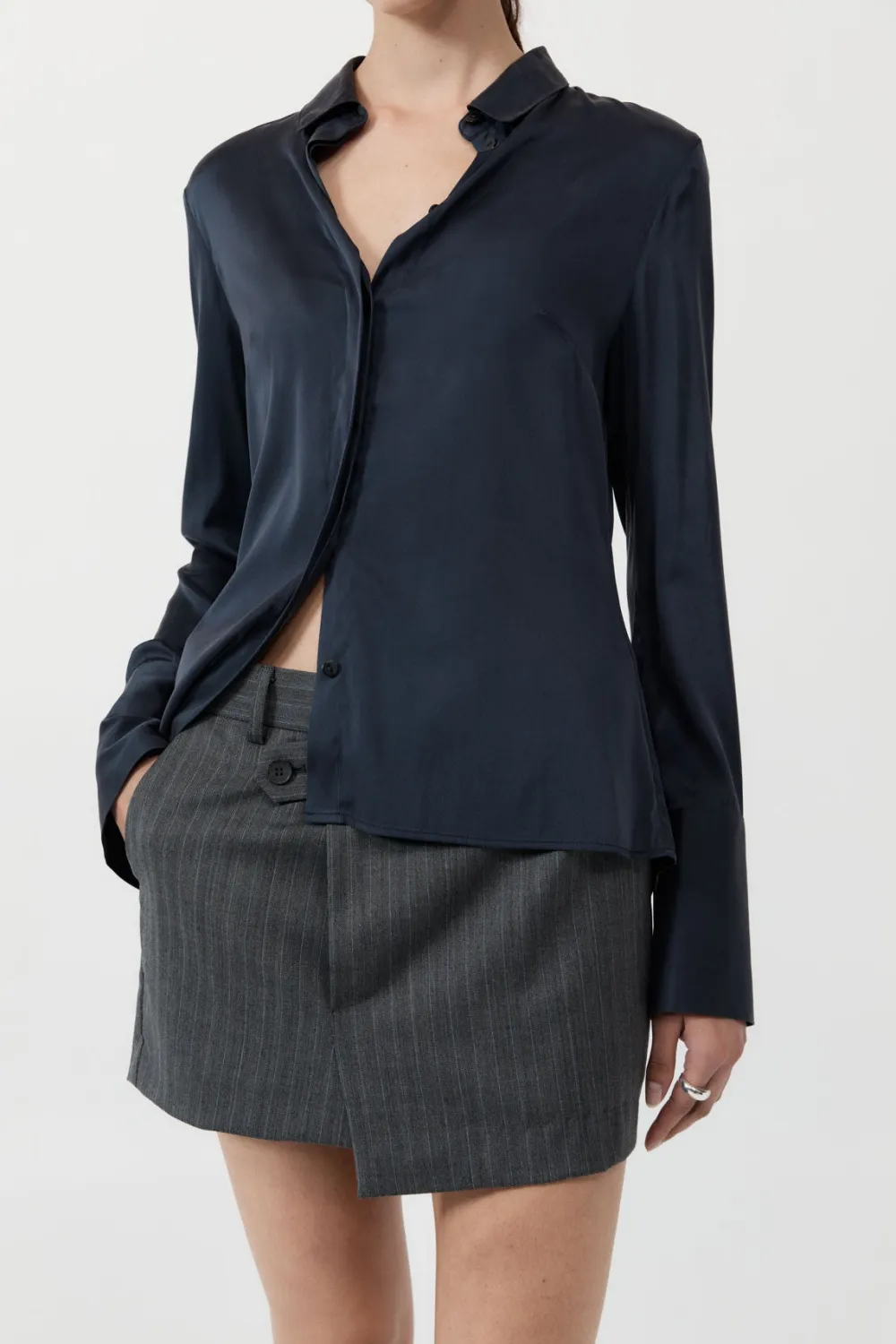 Soft Silk Shirt -|St. Agni Discount