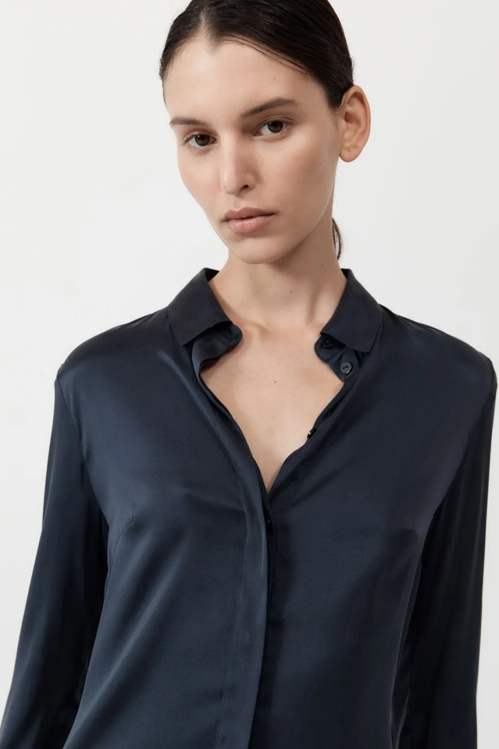 Soft Silk Shirt -|St. Agni Discount