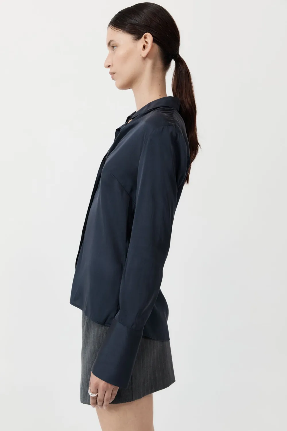 Soft Silk Shirt -|St. Agni Discount