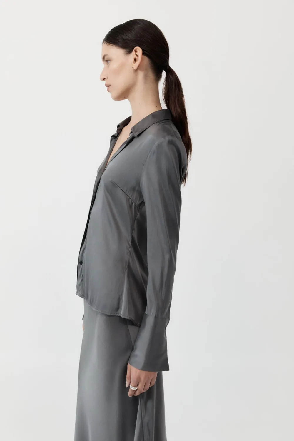 Soft Silk Shirt -|St. Agni New