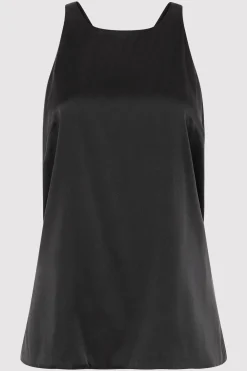 Soft Silk Suspender Top -|St. Agni Hot