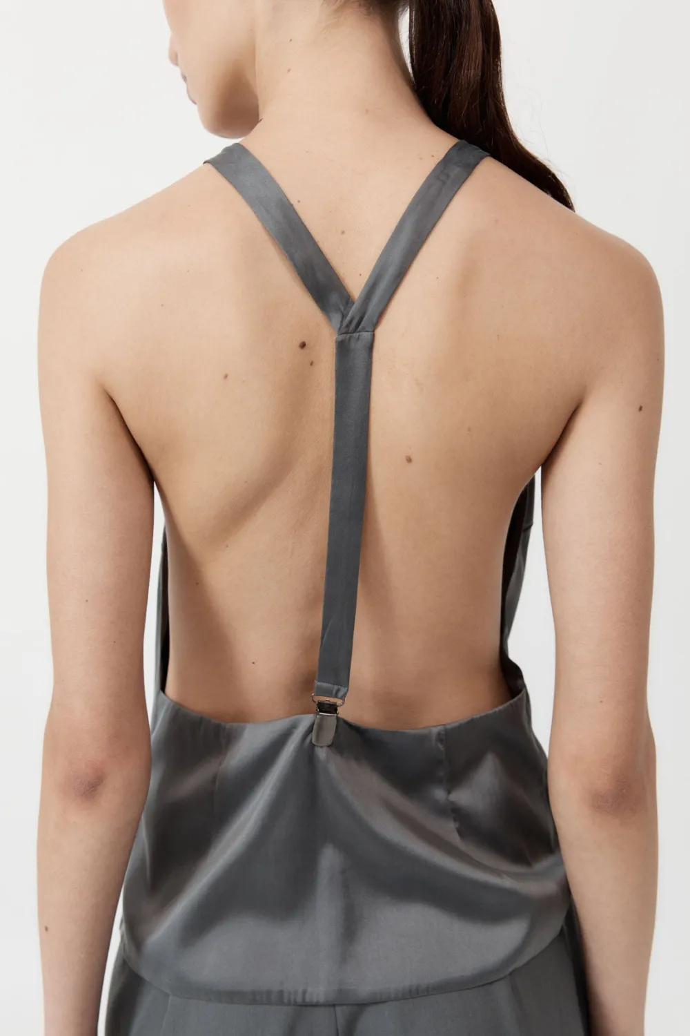 Soft Silk Suspender Top -|St. Agni Fashion