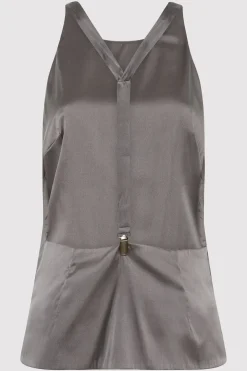 Soft Silk Suspender Top -|St. Agni Fashion