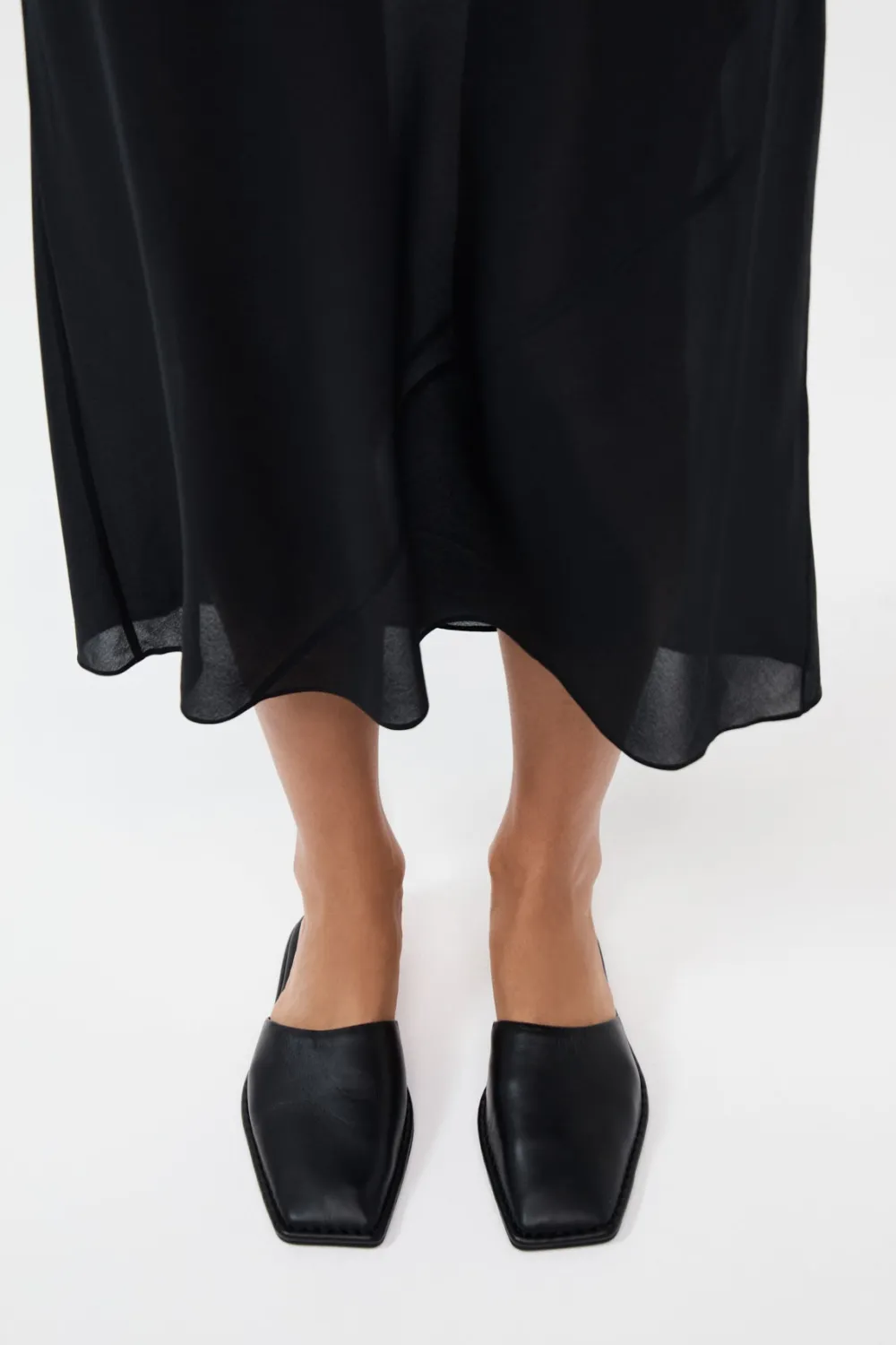 Soft Square Toe Flat -|St. Agni Cheap