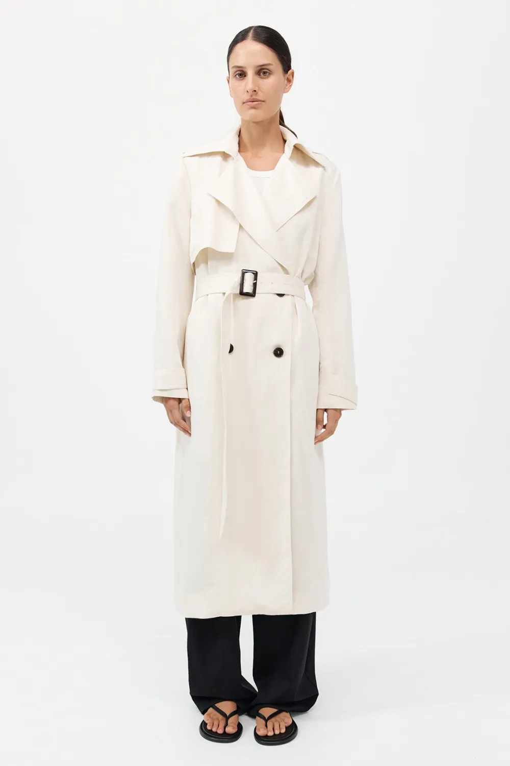 Soft Tailored Trench -|St. Agni Online