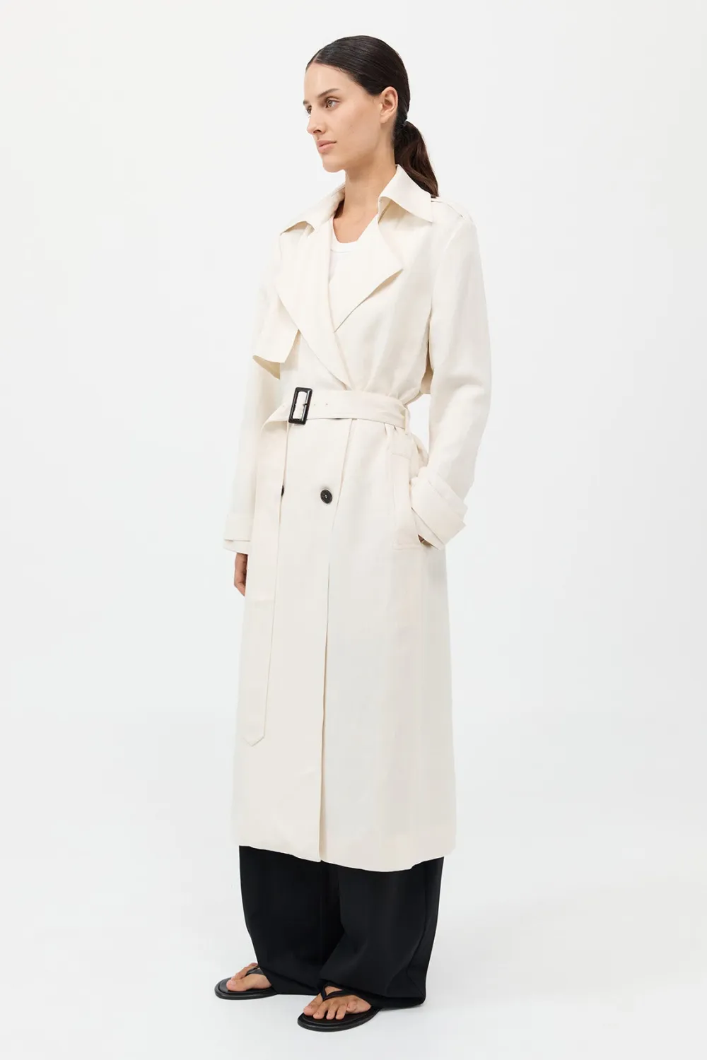 Soft Tailored Trench -|St. Agni Online
