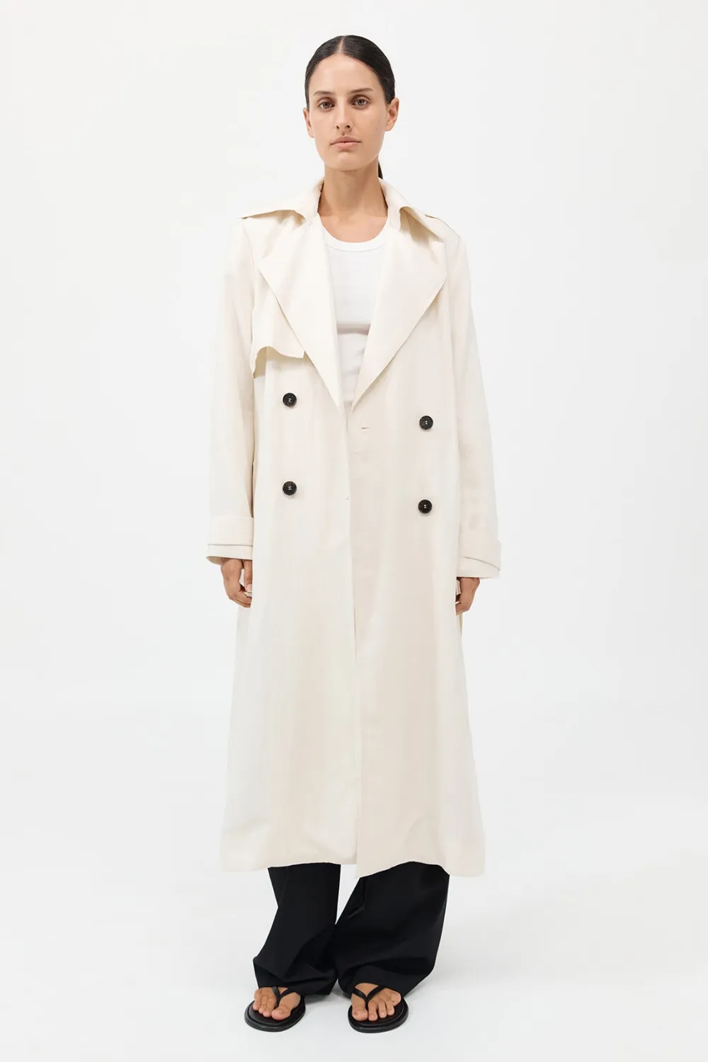Soft Tailored Trench -|St. Agni Online