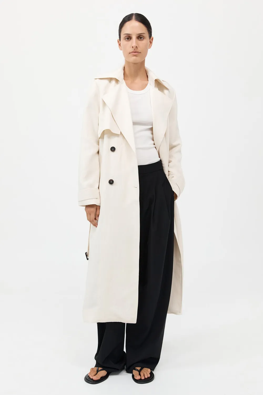 Soft Tailored Trench -|St. Agni Online