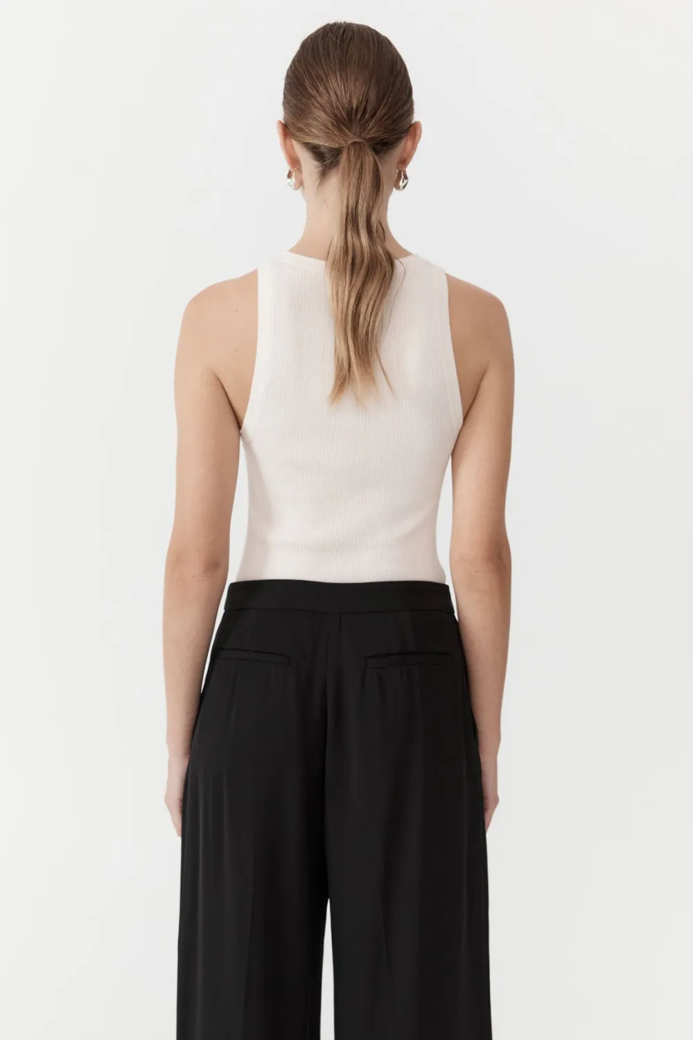 Stitch Detail Tank -|St. Agni Best Sale