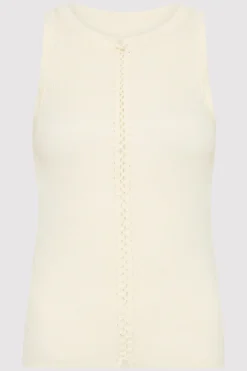 Stitch Detail Tank -|St. Agni Best Sale