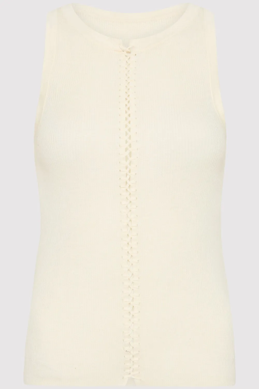 Stitch Detail Tank -|St. Agni Best Sale