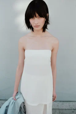 Strapless Buckle Back Top -|St. Agni Flash Sale
