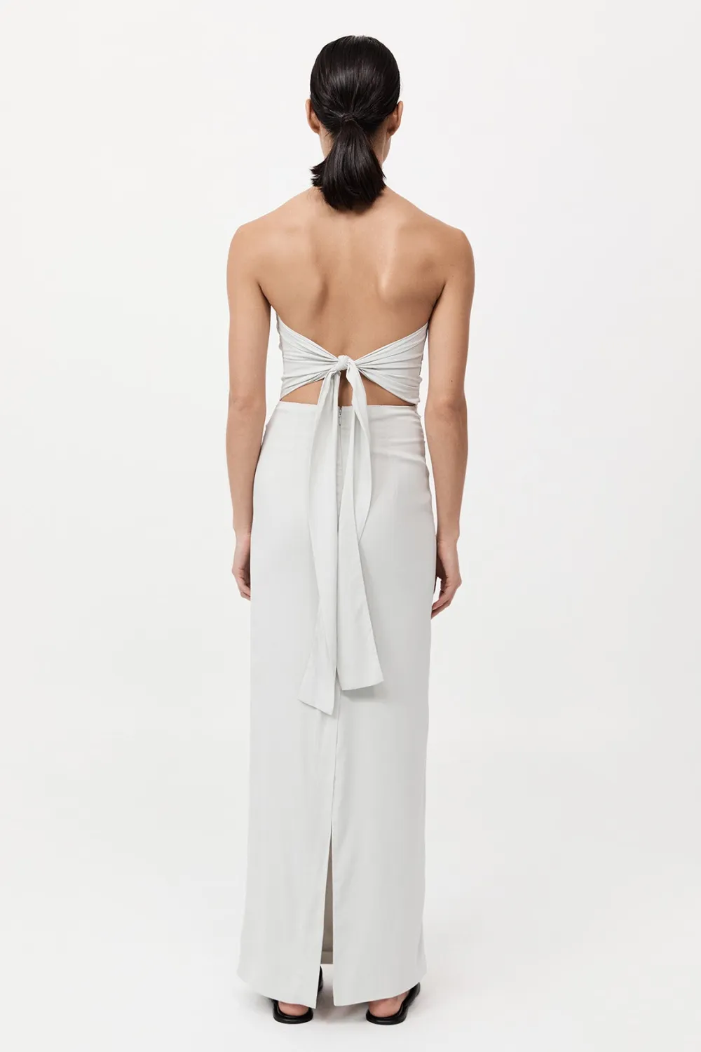 Strapless Tie Back Dress -|St. Agni Discount