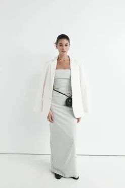 Strapless Tie Back Dress -|St. Agni Discount