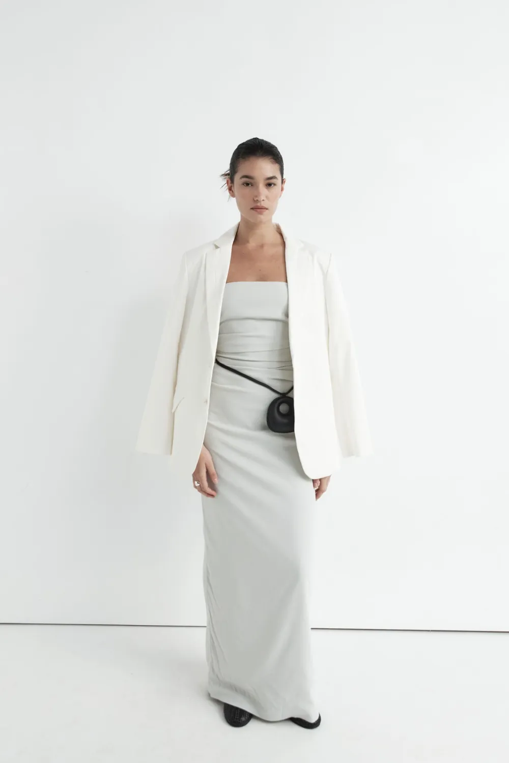 Strapless Tie Back Dress -|St. Agni Discount