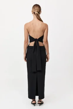 Strapless Tie Back Top -|St. Agni Sale