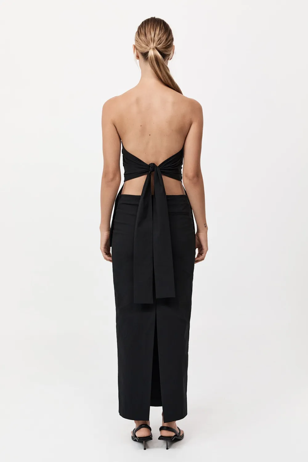 Strapless Tie Back Top -|St. Agni Sale