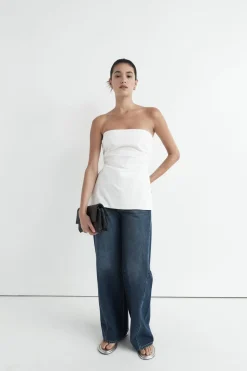 Strapless Tie Back Top -|St. Agni Discount
