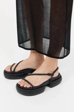 Strappy Pillow Slides -|St. Agni Flash Sale