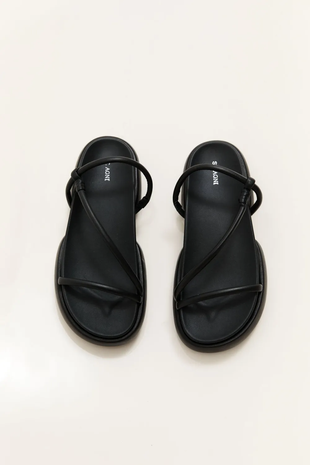 Strappy Pillow Slides -|St. Agni Flash Sale