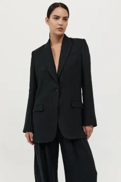 Tailored Linen Blazer -|St. Agni Hot