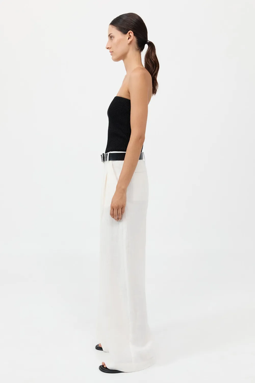 Tailored Linen Pants -|St. Agni Online