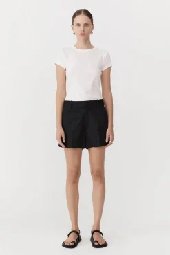 Tailored Shorts - Black|St. Agni Flash Sale