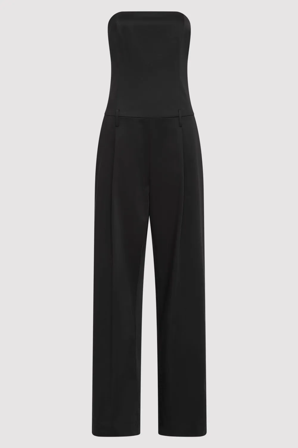 Tailored Strapless Jumpsuit - Black|St. Agni Best Sale