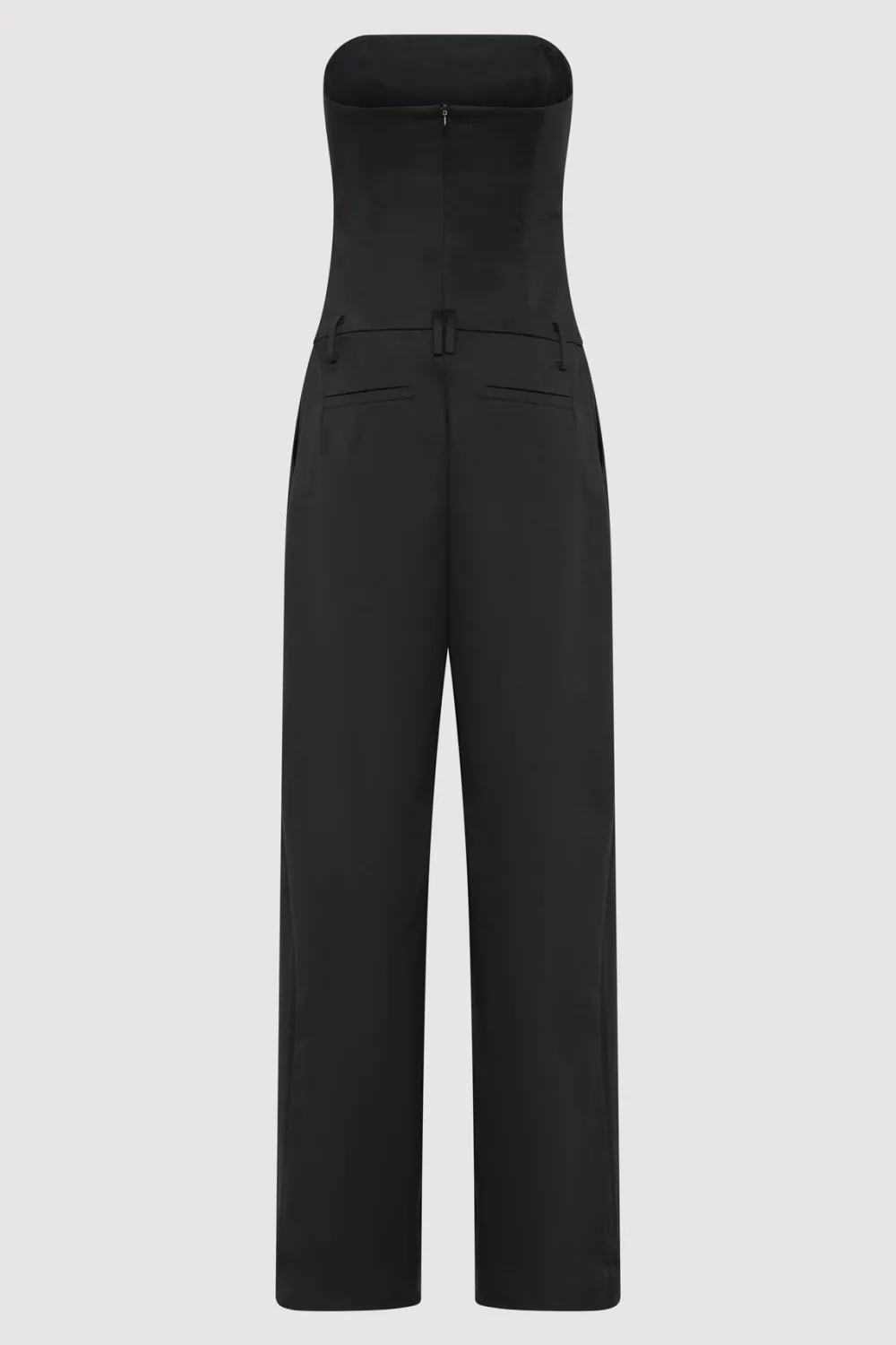 Tailored Strapless Jumpsuit - Black|St. Agni Best Sale