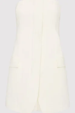 Tailored Strapless Top - Ivory|St. Agni Best Sale