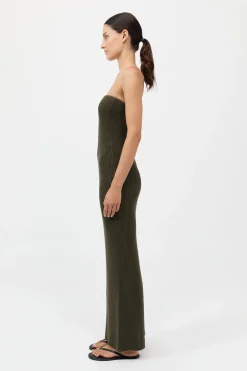 Textured Knit Column Dress -|St. Agni Discount