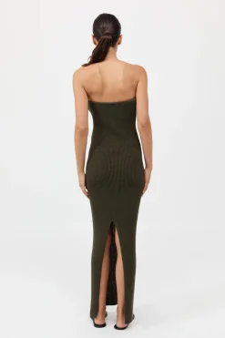Textured Knit Column Dress -|St. Agni Discount