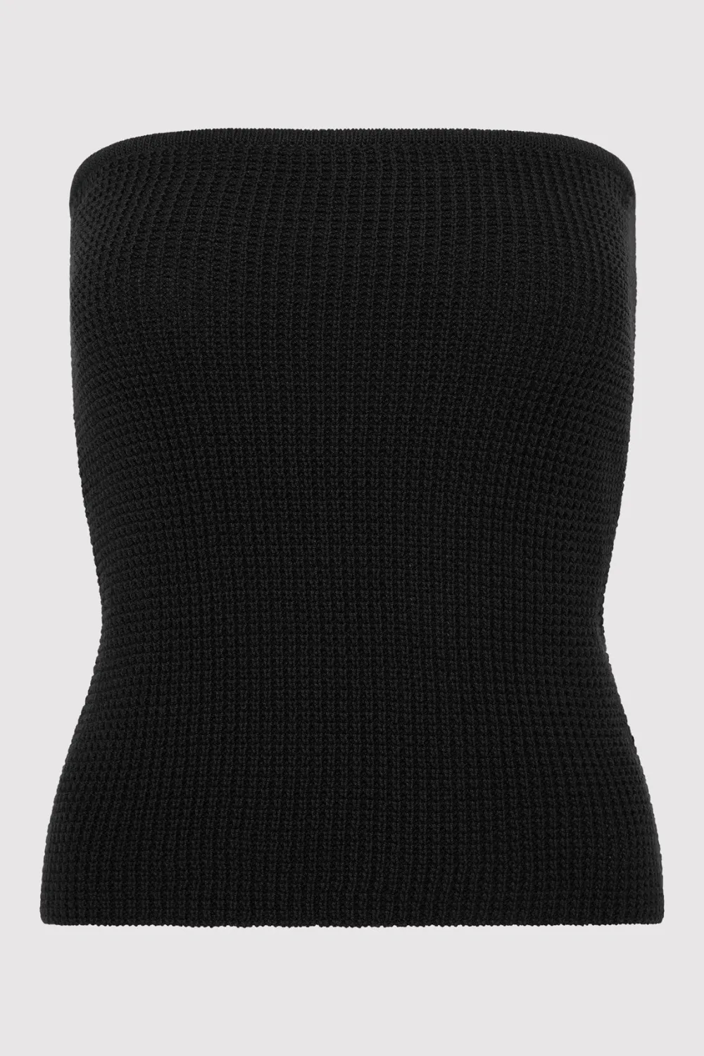 Textured Knit Strapless Top -|St. Agni Outlet