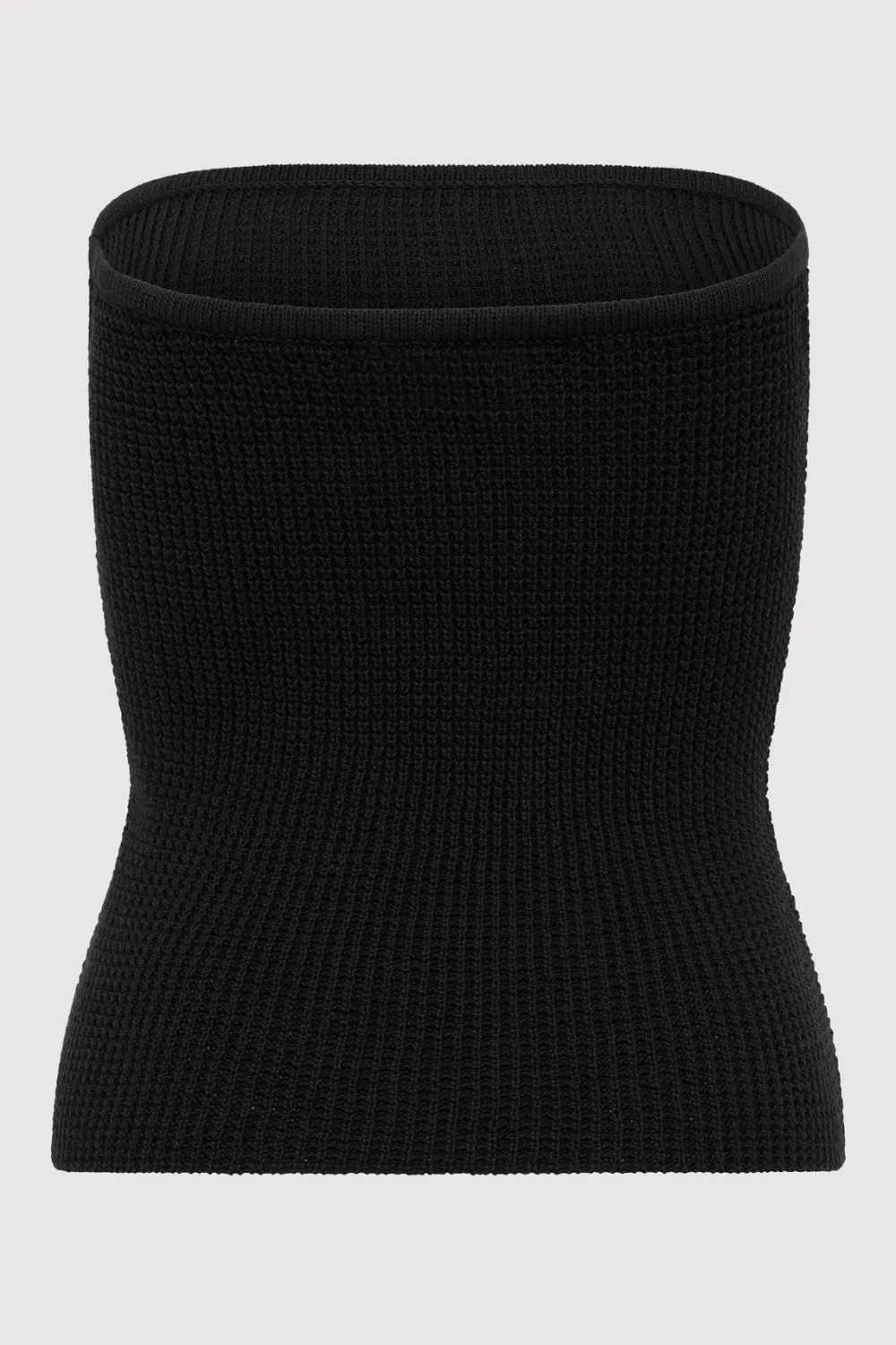 Textured Knit Strapless Top -|St. Agni Outlet