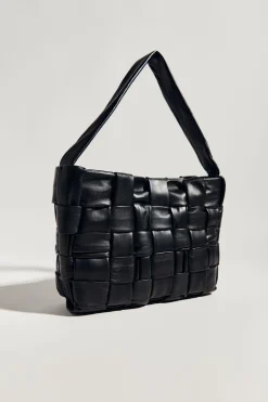 Textured Mini Woven Tote -|St. Agni Sale