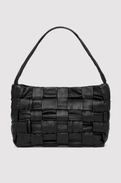 Textured Mini Woven Tote -|St. Agni Sale